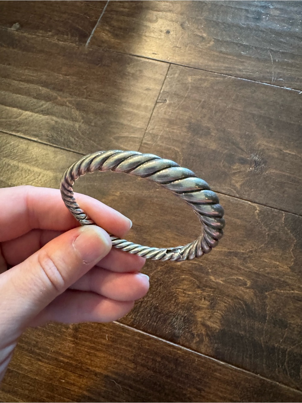 David Yurman Twisted Cable Bracelet in Silver-Tone